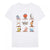 Front - BT21 - T-shirt RESTING TIME - Adulte