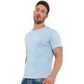 Bleu clair - Side - Casual - T-shirt manches courtes - Homme