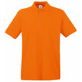 Orange - Front - Fruit Of The Loom - Polo manches courtes - Homme