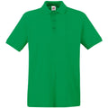 Vert - Front - Fruit Of The Loom - Polo manches courtes - Homme
