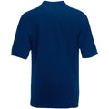Bleu marine - Back - Fruit Of The Loom - Polo manches courtes - Homme
