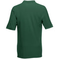 Vert bouteille - Back - Fruit Of The Loom - Polo manches courtes - Homme
