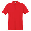 Rouge - Front - Fruit Of The Loom - Polo manches courtes - Homme