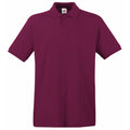 Bordeaux - Front - Fruit Of The Loom - Polo manches courtes - Homme