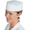 Blanc - Side - Dennys - Calot de cuisinier - Femme