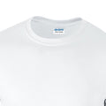 Blanc - Side - T-shirt uni à manches longues Gildan pour homme