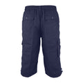 Bleu marine - Back - Duke - Short long à poches MASON - Homme