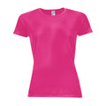 Rose néon - Front - SOLS - T-shirt de sport - Femme