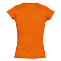Orange - Side - SOLS - T-shirt manches courtes MOON - Femme
