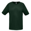 Vert foncé - Front - SOLS Sporty - T-shirt à manches courtes - Homme