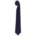 Bleu marine - Front - Premier - Cravate unie - Homme