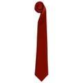 Rouge - Front - Premier - Cravate unie - Homme