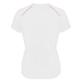 Blanc-Rouge - Back - Spiro - T-shirt sport - Femme