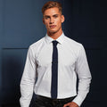 Bleu marine - Back - Premier - Cravate effet tricot - Homme