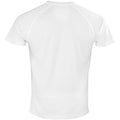 Blanc - Back - Spiro - T-shirt IMPACT AIRCOOL - Mixte