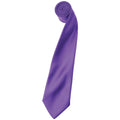 Violet - Front - Premier - Cravate unie - Homme (Lot de 2)