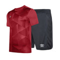Rouge - Noir - Front - Umbro - Kit de foot MAXIUM - Homme