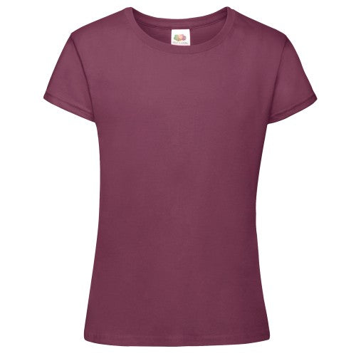 Front - Fruit Of The Loom - T-shirt coton - Filles