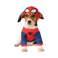 Rouge - Noir - Bleu - Front - Spider-Man - Costume pour chiens