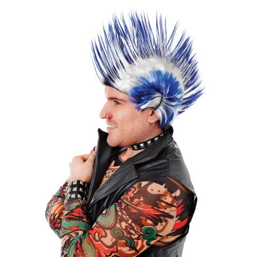 Front - Bristol Novelty - Perruque MOHICAN - Homme