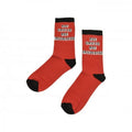 Rouge - Noir - Front - Chaussettes NOT UNITED NOT INTERESTED - Adulte