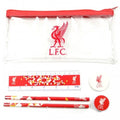 Rouge - Transparent - Back - Liverpool FC - Ensemble de papeterie