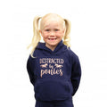 Front - British Country Collection - Sweat à capuche DISTRACTED BY PONIES - Enfant