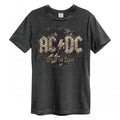 Front - Amplified - T-shirt ROCK OR BUST TOUR EUROPE DATES - Adulte