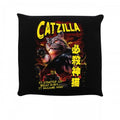 Front - Horror Cats - Coussin CATZILLA