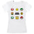 Front - Super Mario - T-shirt ITEMS - Femme