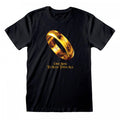 Front - Lord Of The Rings - T-shirt ONE RING TO RULE THEM ALL - Adulte