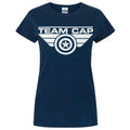 Front - Captain America - T-shirt manches courtes - Femme