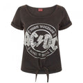 Front - AC/DC - T-shirt à sequins 'High Voltage' - Femme