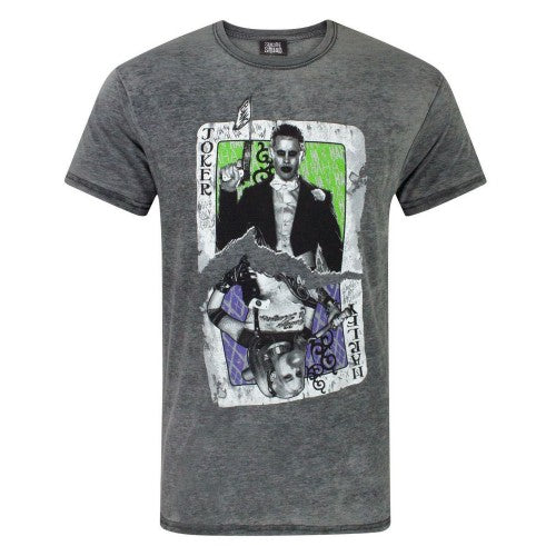 Front - Suicide Squad - T-shirt Joker & Harley Quinn - Homme