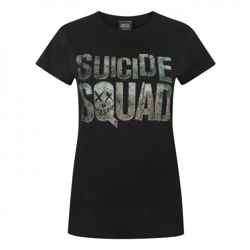 Front - Suicide Squad -T-shirt à logo - Femme