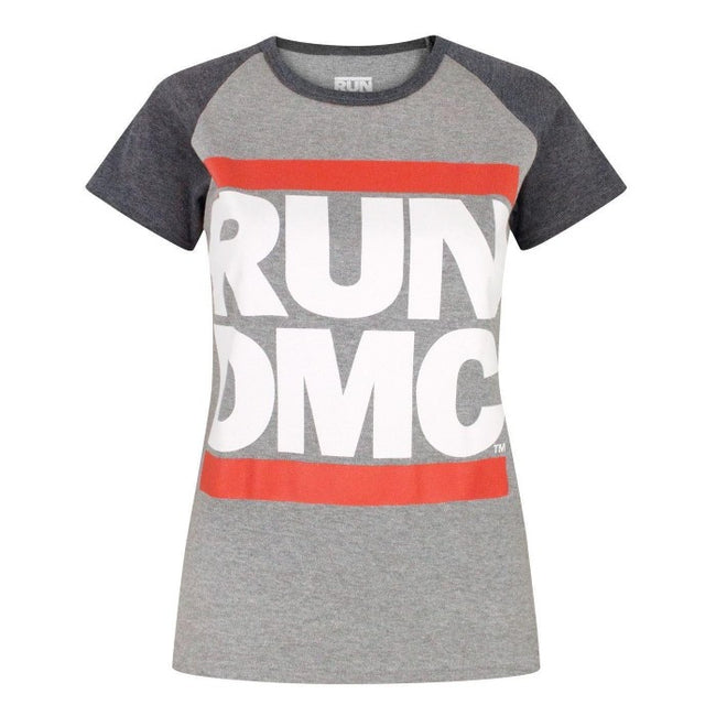 Front - Run DMC  - T-shirt raglan - Femme