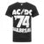 Front - Amplified - T-shirt AC/DC '74 Jailbreak' - Homme