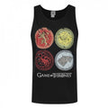 Front - Game of Thrones - Débardeur HOUSE CRESTS - Homme