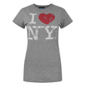 Front - Junk Food - T-shirt LOVE NEW YORK - Femme