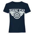 Front - Captain America Civil War - T-shirt TEAM CAP - Fille