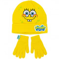 Front - SpongeBob SquarePants - Ensemble bonnet et gants - Enfant