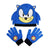 Front - Sonic The Hedgehog - Ensemble bonnet et gants - Enfant