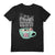 Front - Letter Shoppe - T-shirt CANNABIS & COFFEE - Adulte