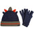 Front - Dare 2B - Ensemble bonnet et gants BRIGHTEN - Enfant