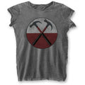 Front - Pink Floyd - T-shirt THE WALL HAMMERS BURNOUT - Femme