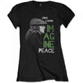 Front - John Lennon - T-shirt IMAGINE PEACE - Femme