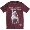 Front - Rage Against the Machine - T-shirt BOLA ALBUM COVER - Adulte