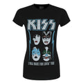 Front - Kiss - T-shirt MADE FOR LOVIN' YOU - Adulte