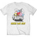 Front - BT21 - T-shirt HERE WE GO - Adulte