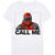 Front - Deadpool - T-shirt CALL ME - Adulte